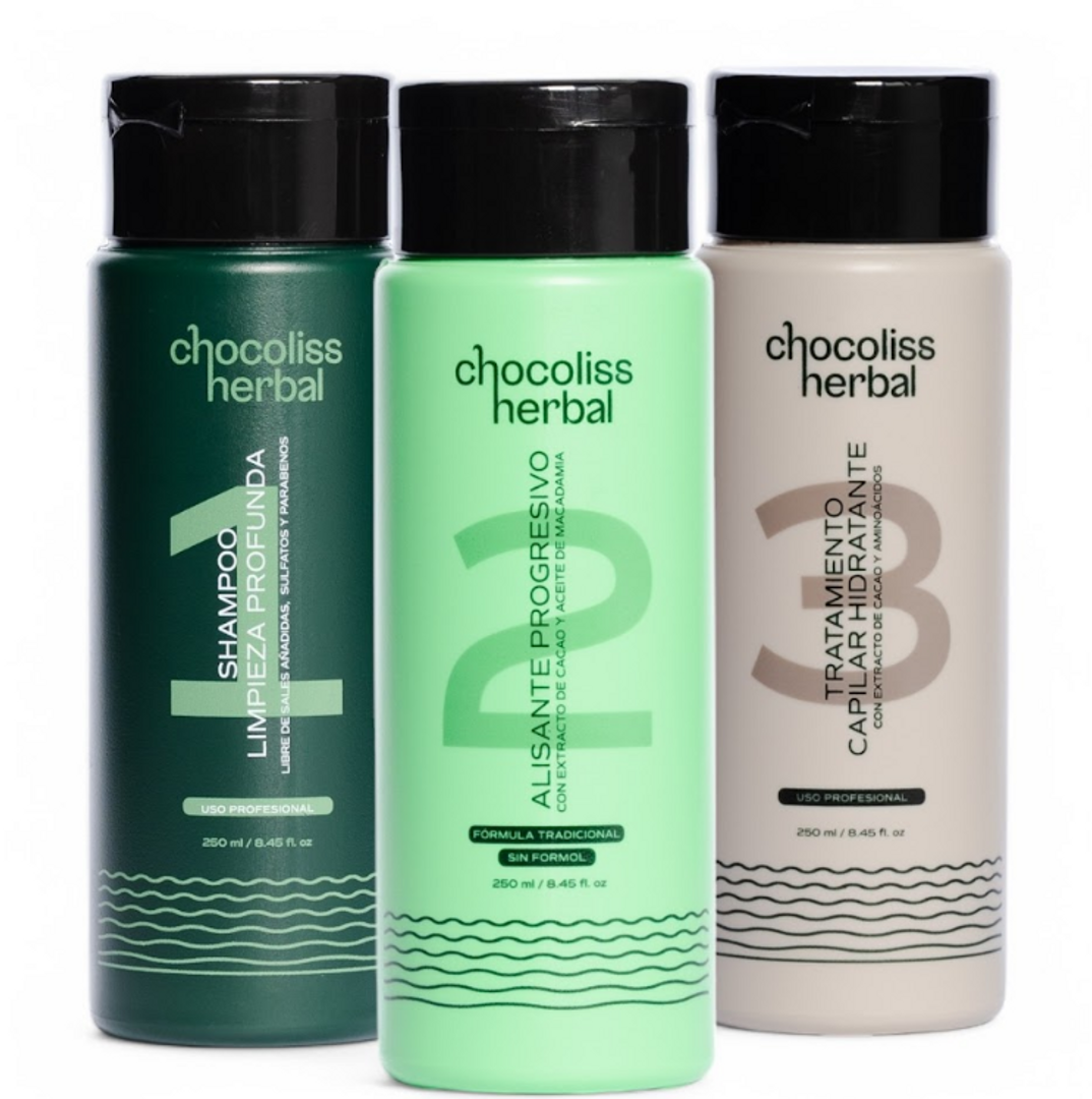 Kit de 250ml alisante - formula tradicional 