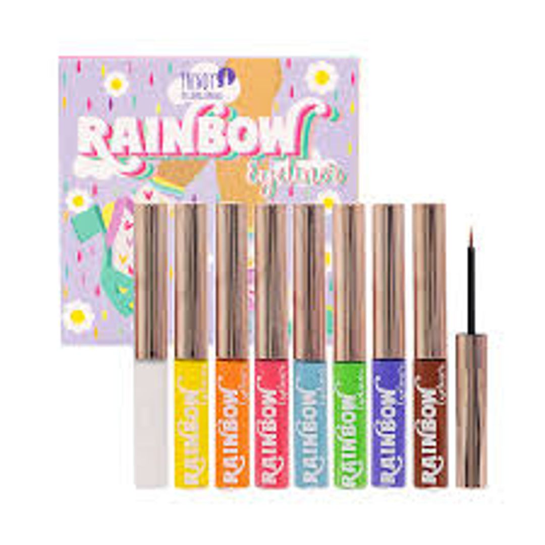 Kit X8 Delineadores Matte Coloridos Rainbow Trendy Ref RE15