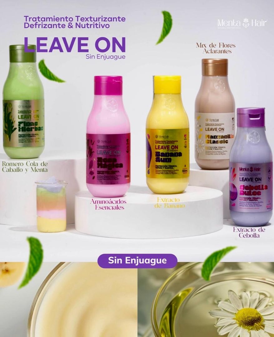 MENTA HAIR TRATAMIENTO TEXTURIZANTE DEFRIZANTE & NUTRITIVO