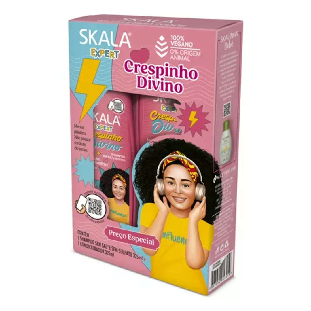 DÚO SHAMPOO + ACONDICIONADOR CRISPHINO DIVINO KIDS