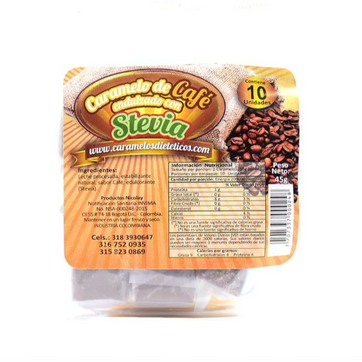 Imagen del producto CARAMELO DIETETICO CAFE X 10 UND