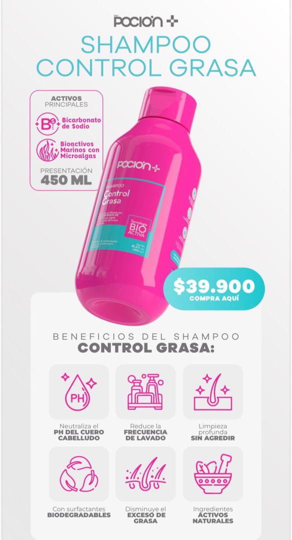 Shampoo control grasa 