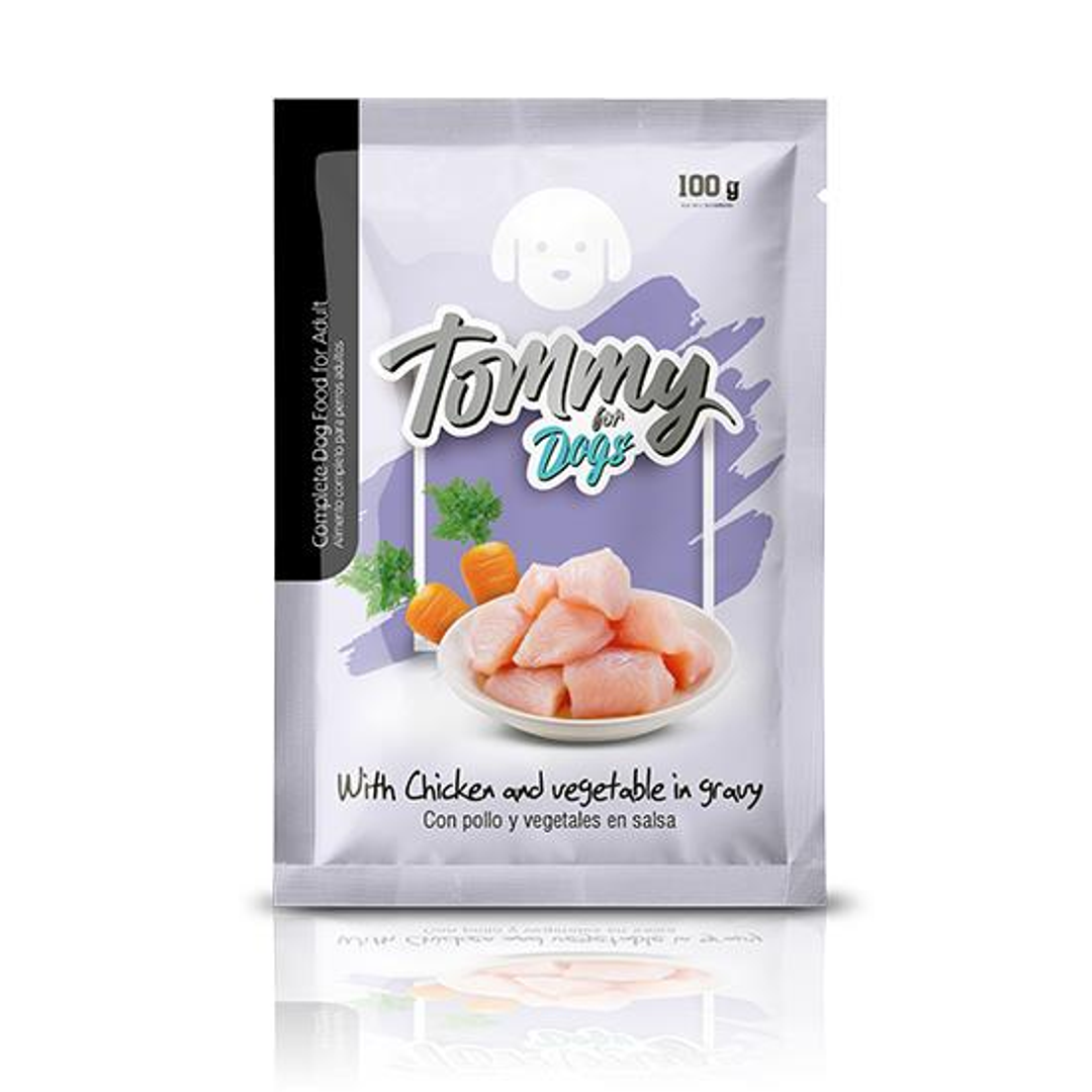TOMMY DOGS POLLO CACHORRO*100G