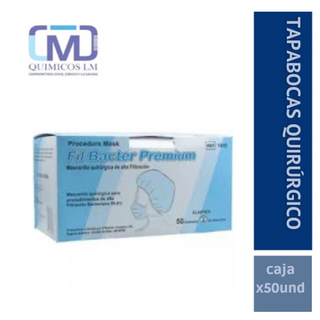 TAPABOCAS QUIRÚRGICO ECO X50