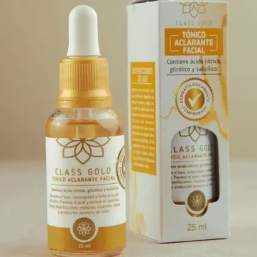 Imagen del producto TÓNICO ACLARANTE CLASS GOLD PARA EL ROSTRO 25ML 