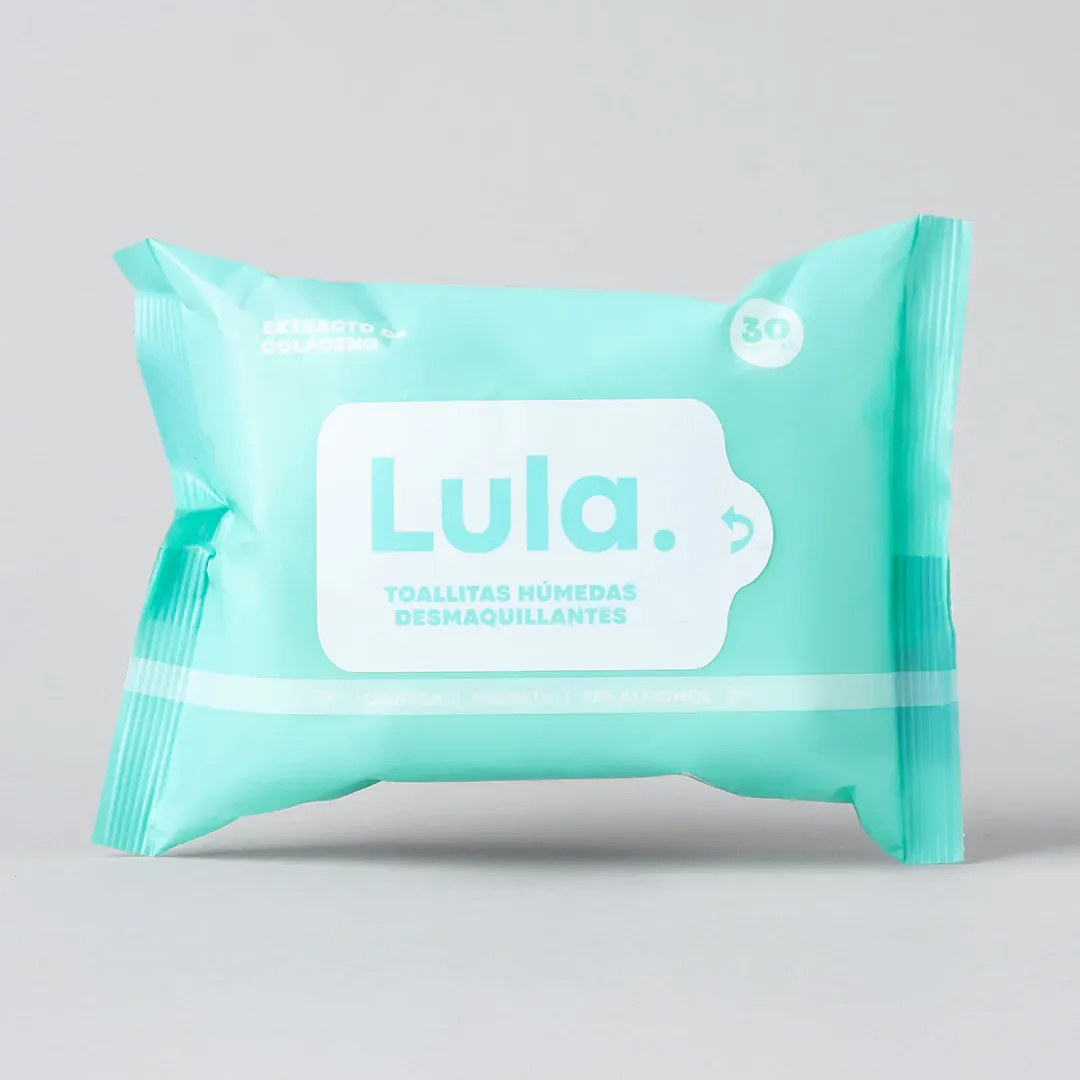 TOALLAS HÚMEDAS DESMAQUILLANTES LULA BEAUTY