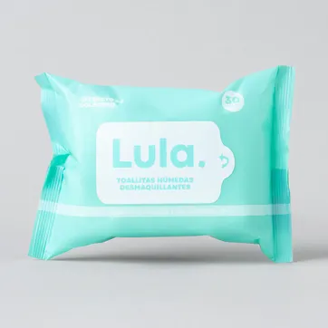 TOALLAS HÚMEDAS DESMAQUILLANTES LULA BEAUTY - imagen 1