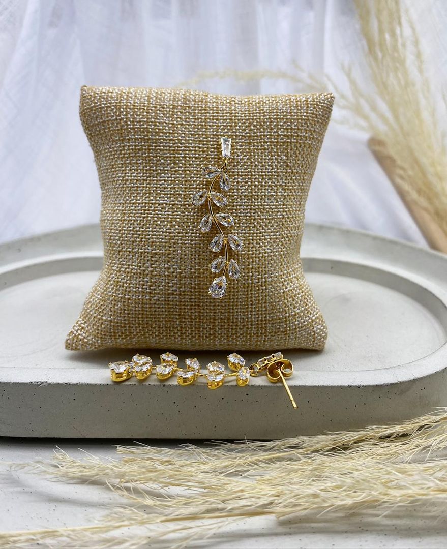 Topo largo diamante, dorado, covergold 