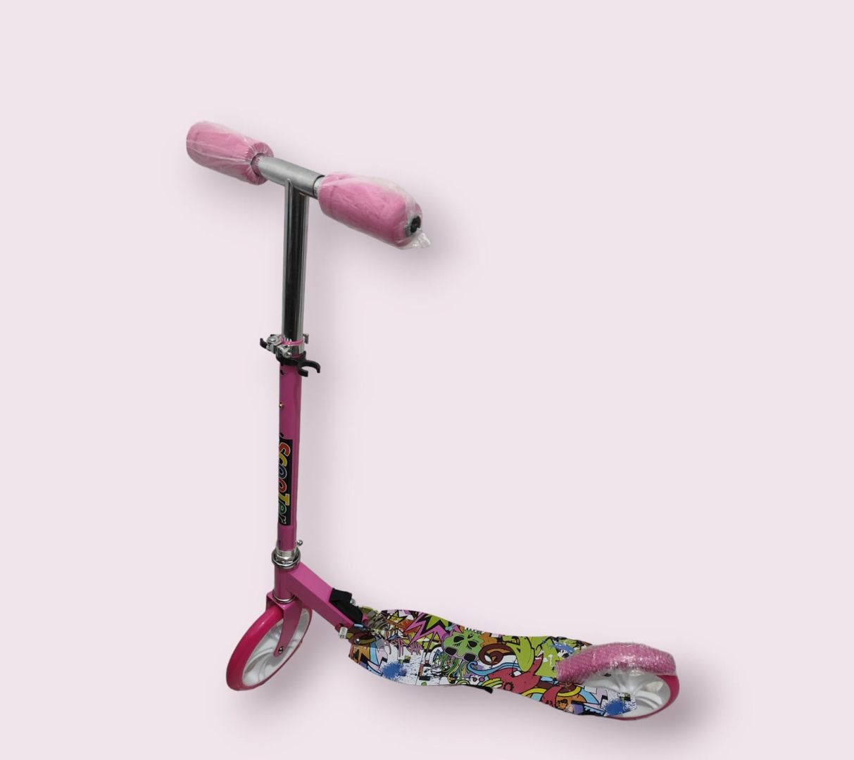 monopatín metálico 