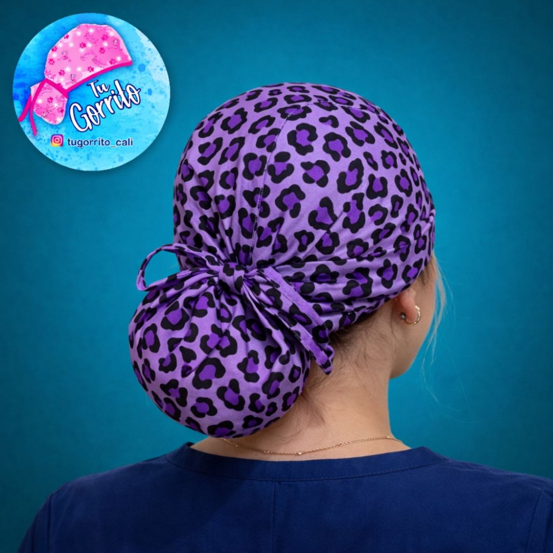 Animal Print lila 