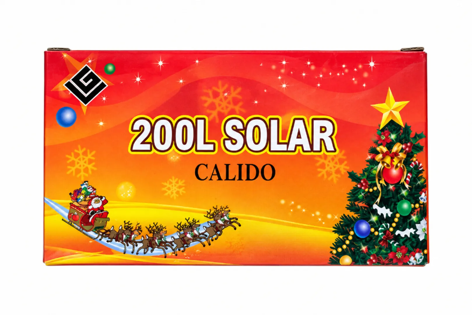 LUCES NAVIDEÑAS CALIDAS CON PANEL SOLAR 200L