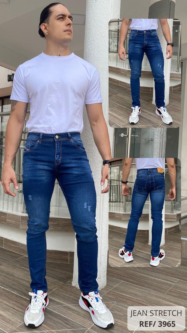 PANTALON CABALLERO JEAN STRETCH