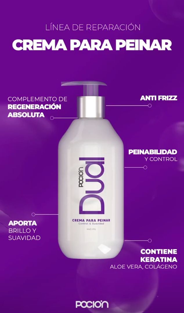 Crema de peinar la poción 