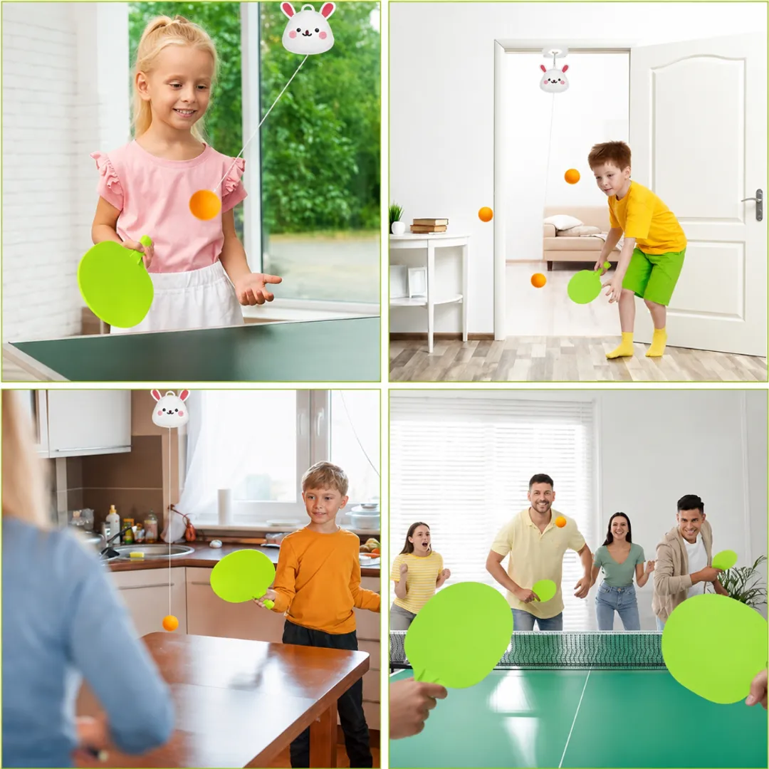JUGUETE ENTRENAMIENTO DE TENIS DE MESA PROFESIONAL PORTATIL