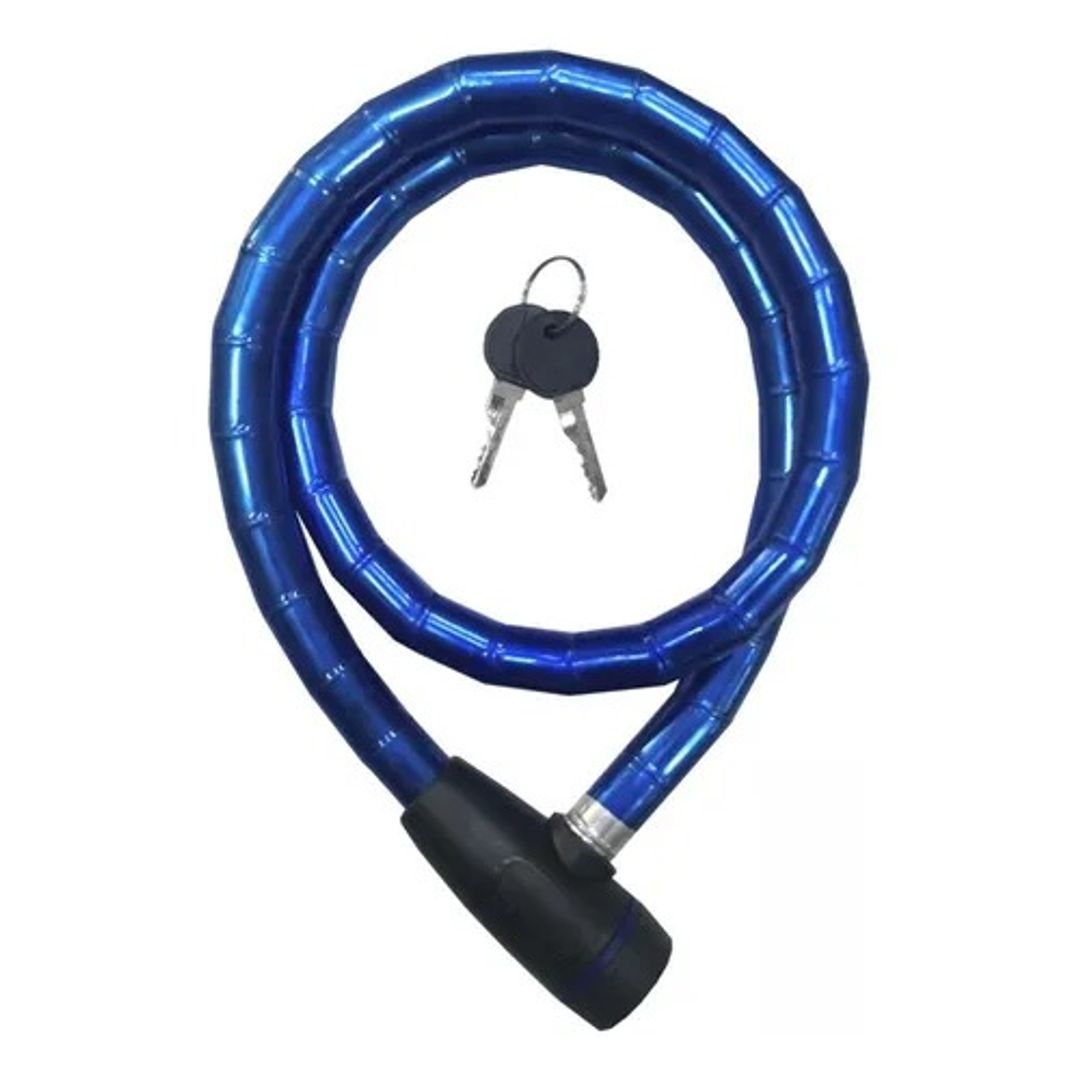 GUAYA SEGURIDAD MOTO CADENA CON LLAVE