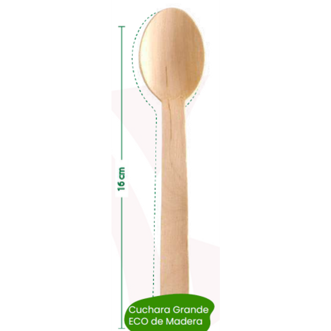  L. CUCHARA MADERA EL SOL PAQ X 20 UND 