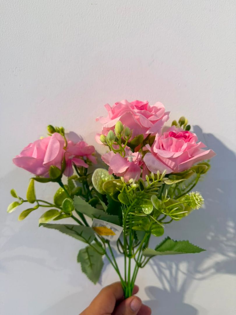 MINI ROSA ROSADA X 7