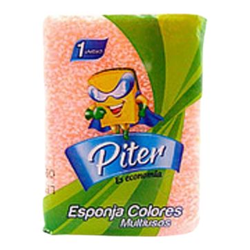 Imagen del producto  Ñ. ESPONJA COLORES PITER X UND