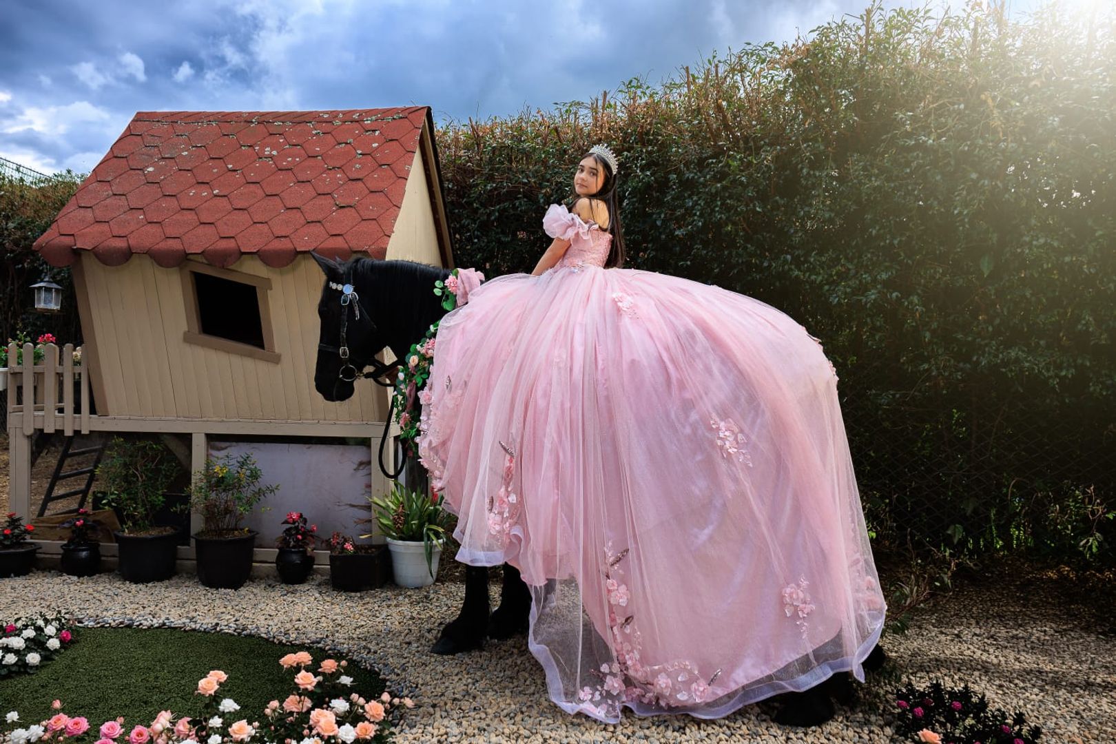 SESION FOTOGRAFICA CON CABALLO