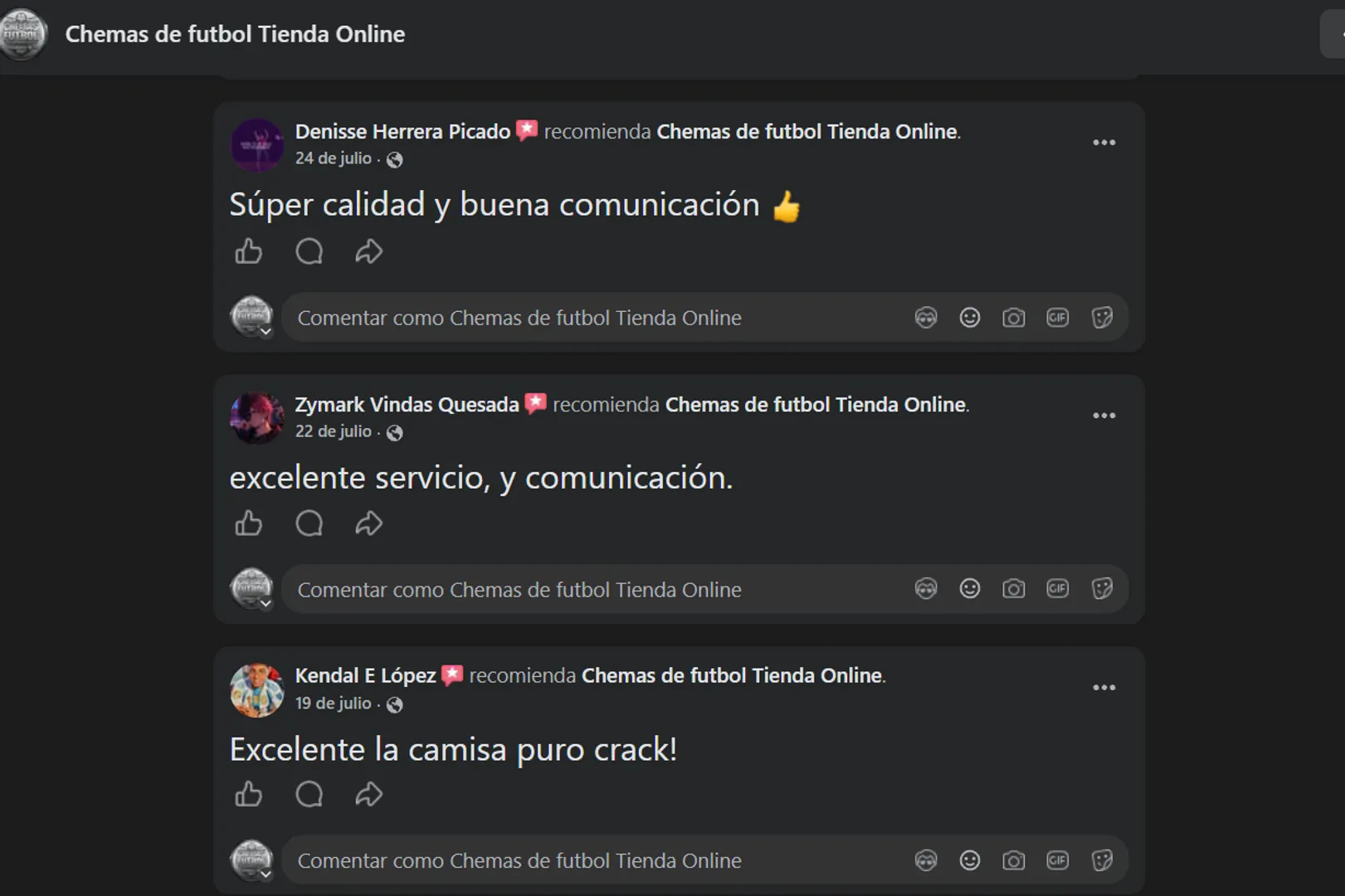 ⭐ Referencias reales de nuestros clientes