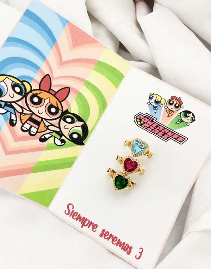 ANILLOS AMIGAS CHICAS PODEROSAS #2