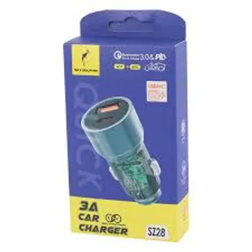 CARGADOR CARRO SKY DOLPHIN USB 3A - imagen 1