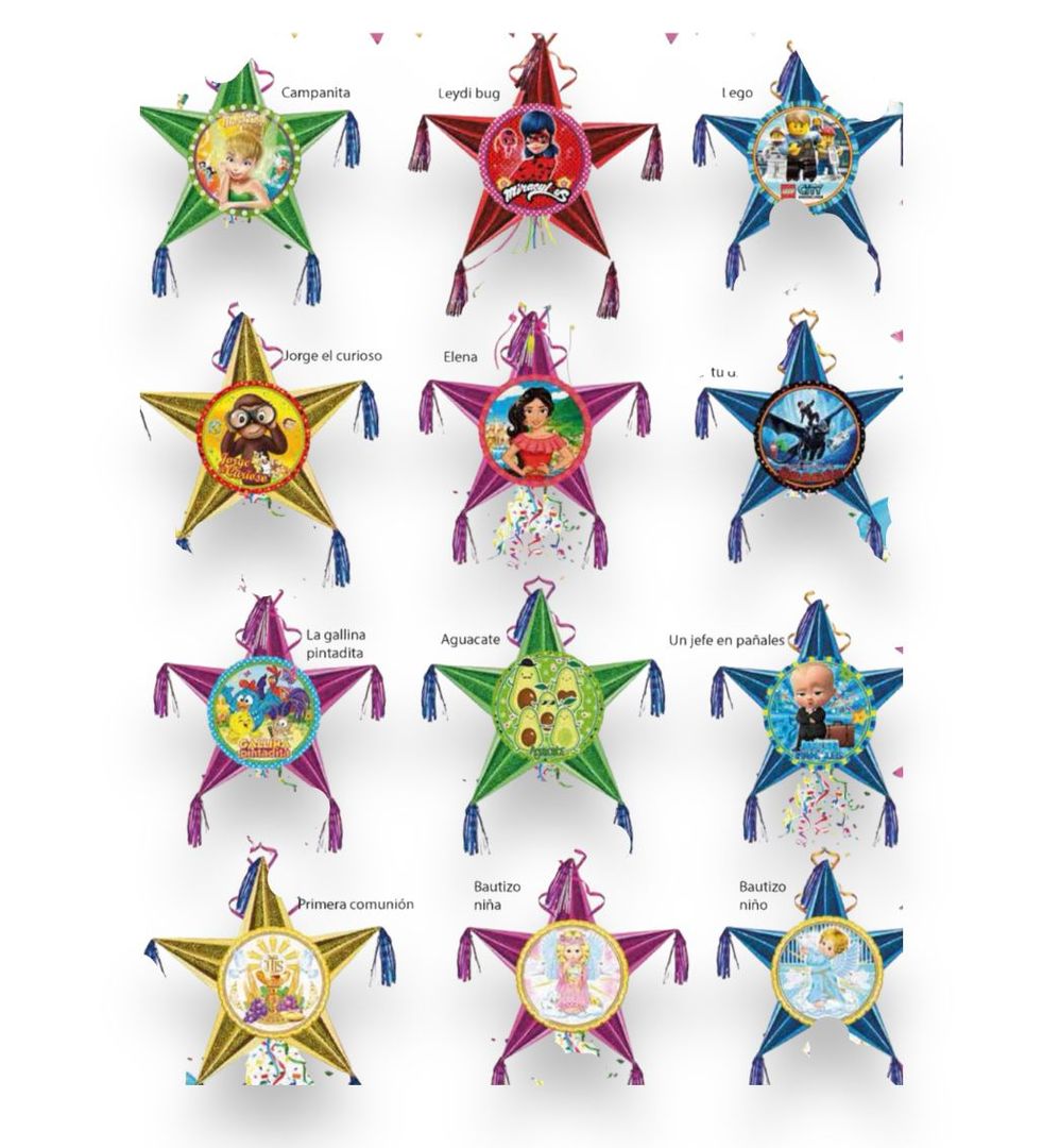 PIÑATA EN ESTRELLA 