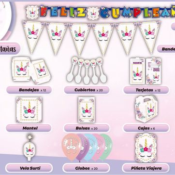 Imagen del producto DECORACIÓN UNICORNIO 