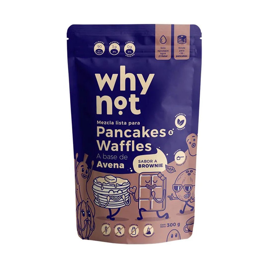 MEZCLA PANCAKES BROWNIE WHY NOT*300G