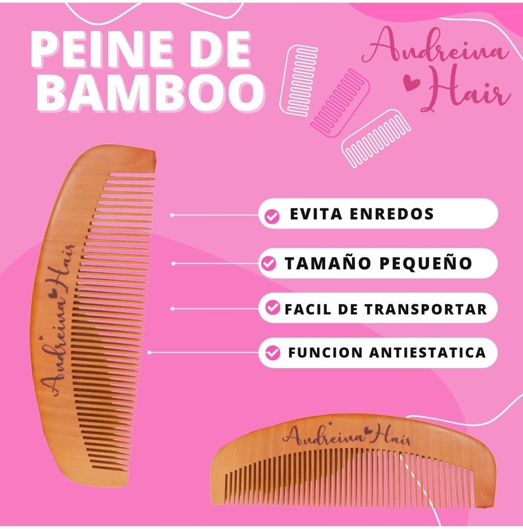Peine de Bamboo “Andreina Hair”