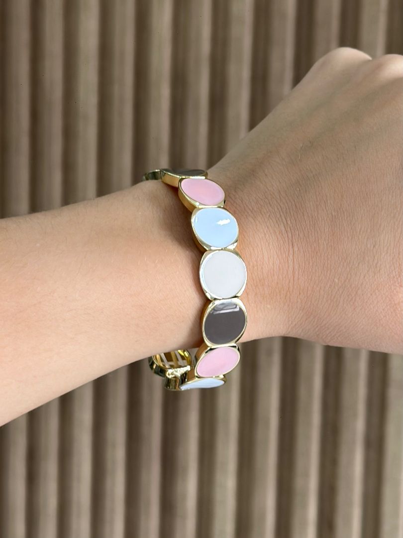 Pulsera círculos colores 