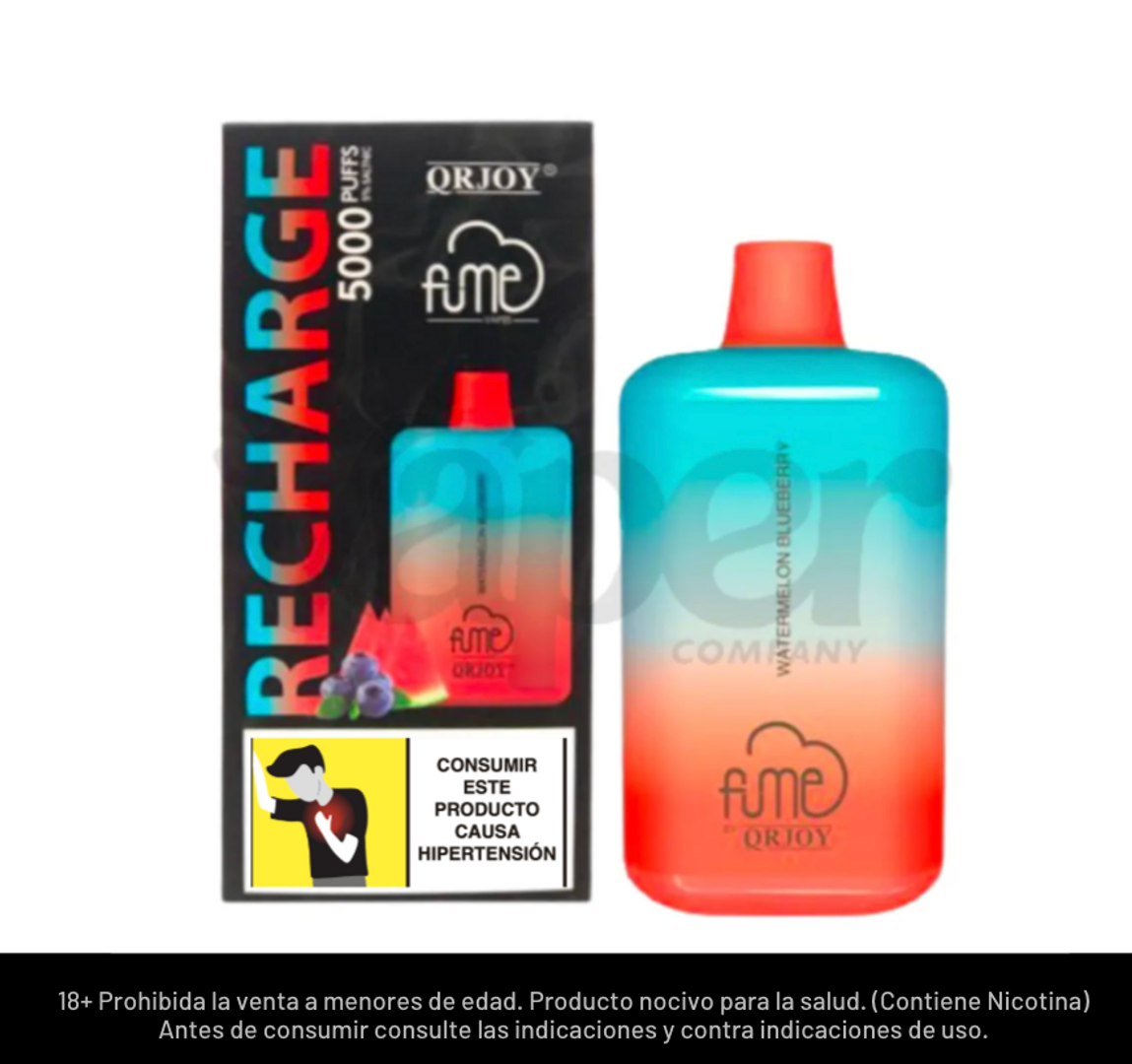 Fume Recharge Watermelon Blueberry 5000 Puffs