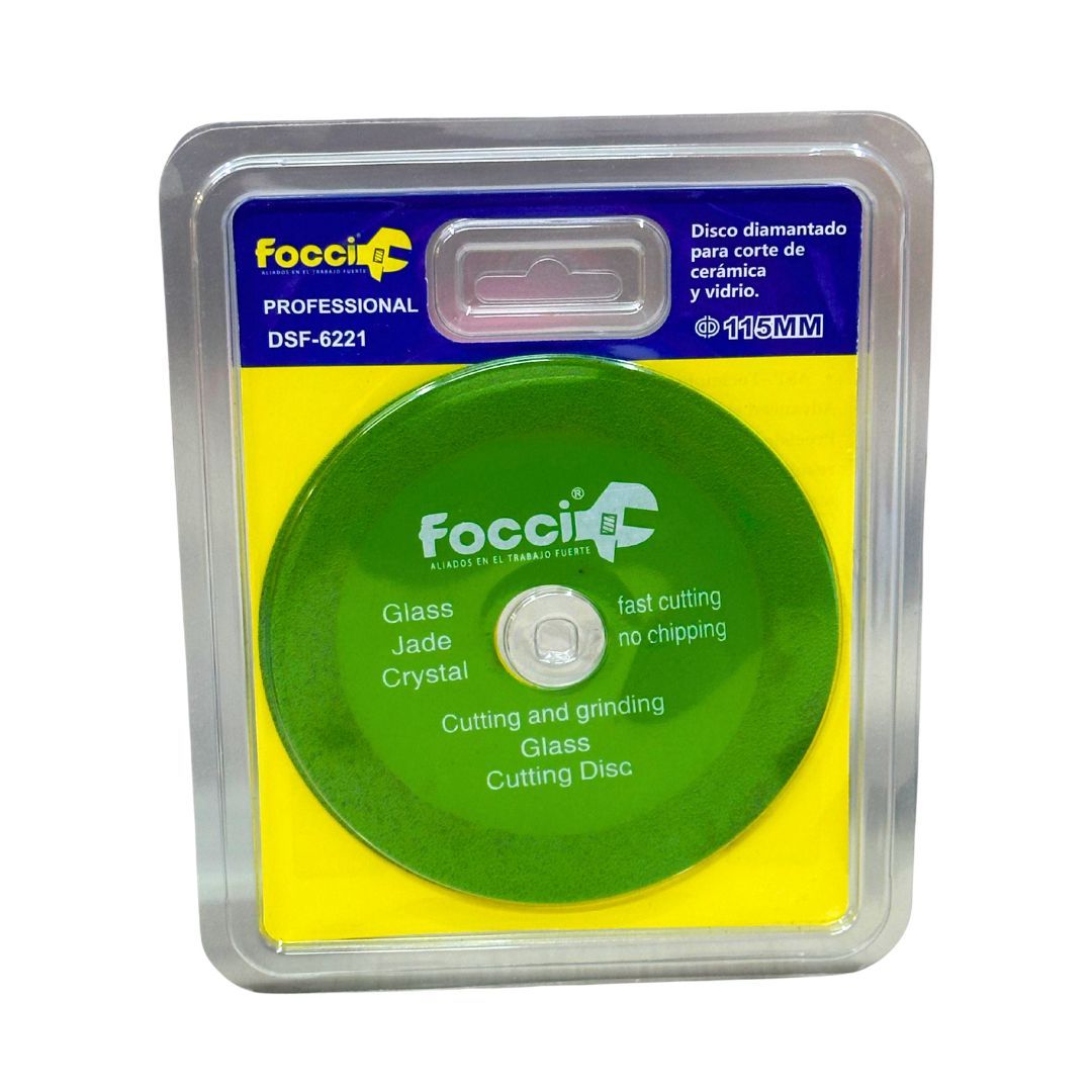 DISCO CORTE DE VIDRIO VERDE 4-1/2