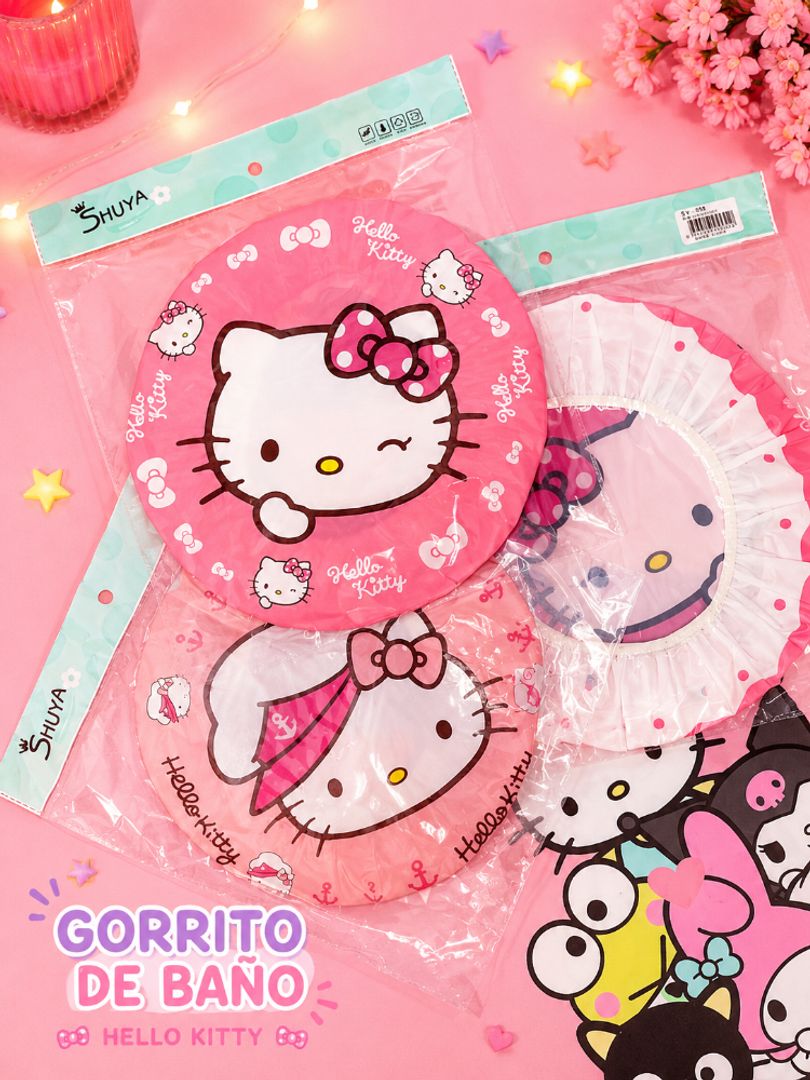 Gorrito de baño hello Kitty 