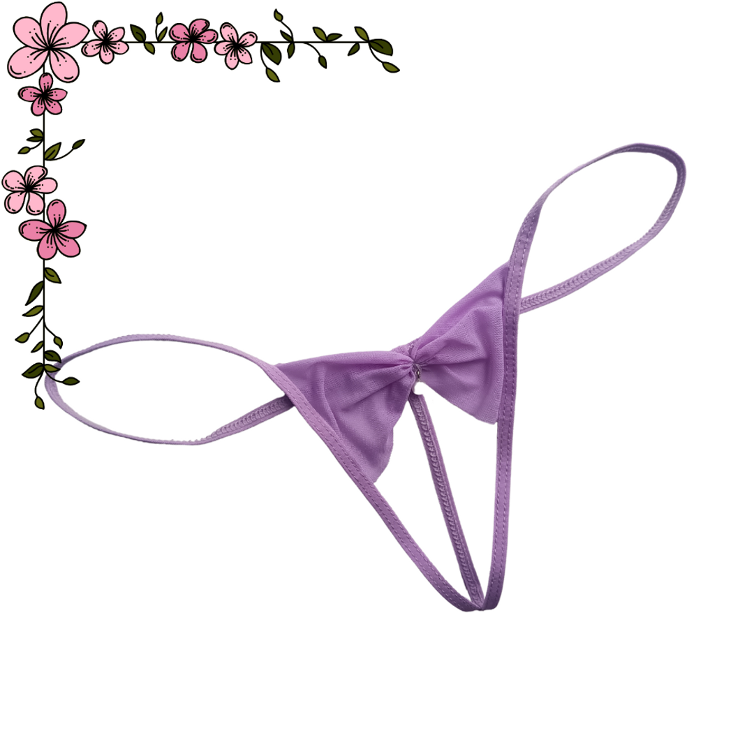 Tanga hilo con apertura 