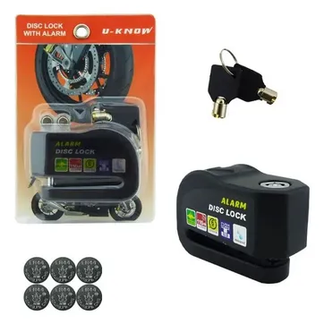 Imagen del producto CANDADO DE DISCO CON ALARMA PARA MOTO