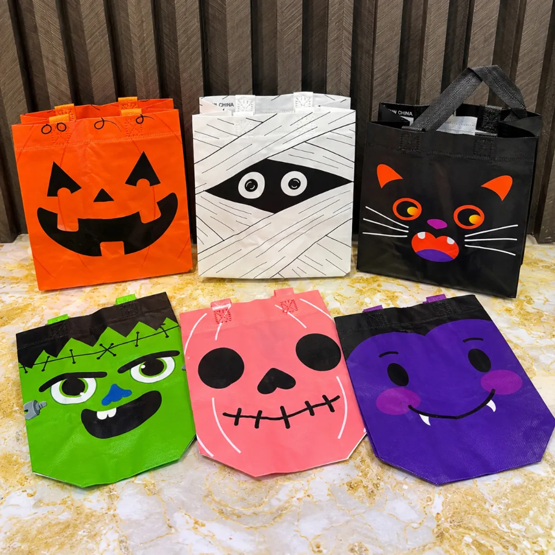 BOLSAS ECOLÓGICAS HALLOWEEN  X 12 UNIDADES 
