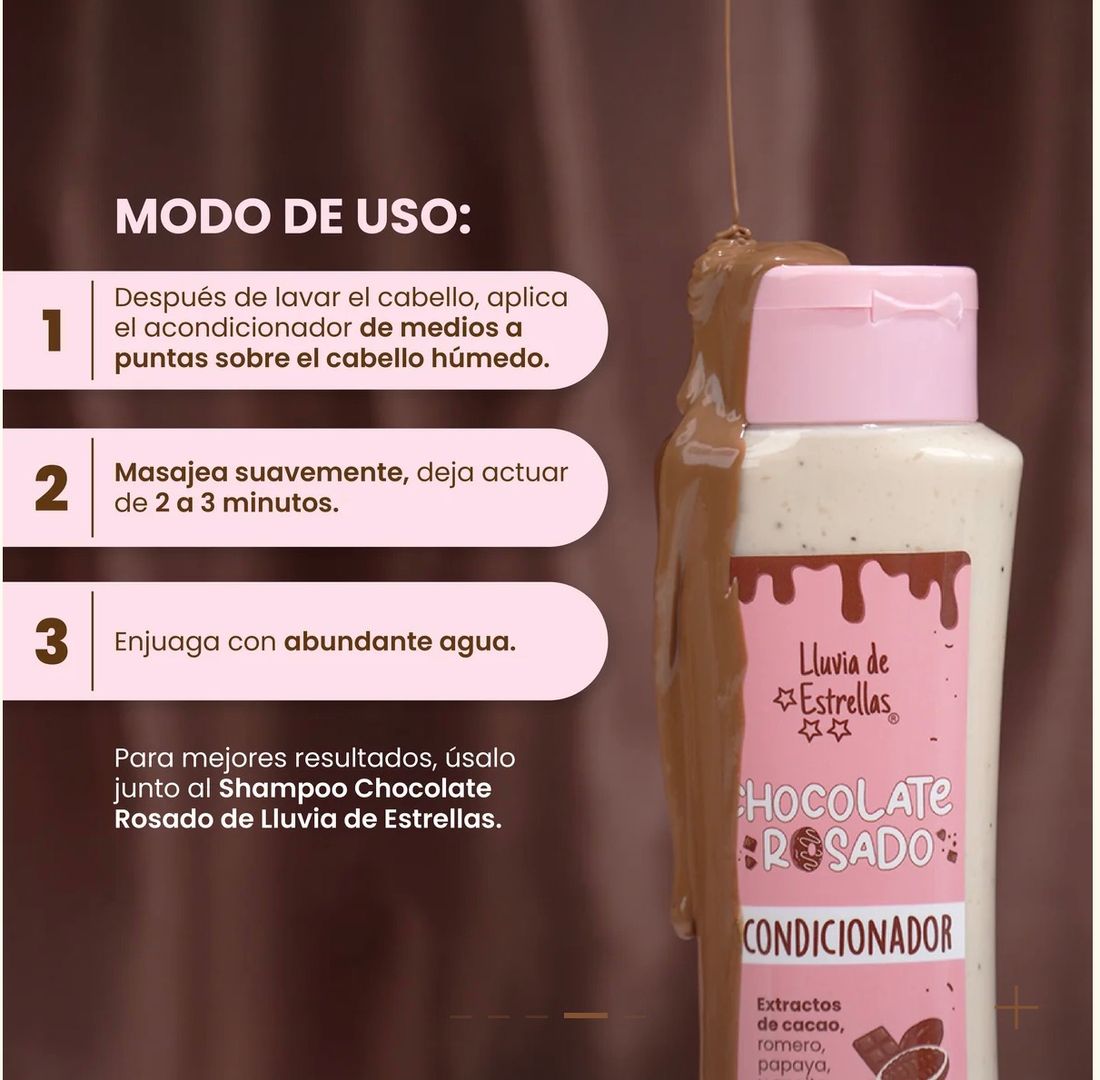 Acondicionador chocolate rosado 