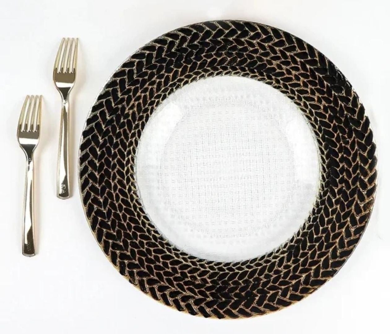 PLATO - NEGRO TRENSADO