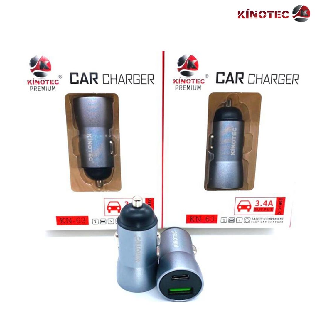 Cargador para Carro Kinotec KN-63