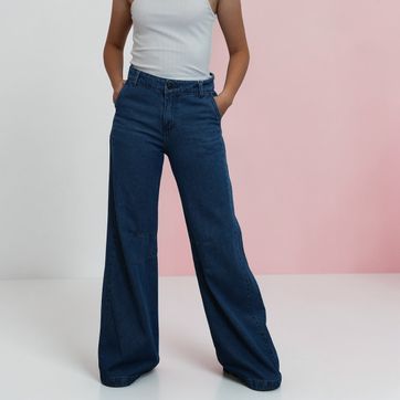 Jean Wide Leg oscuro - imagen 1