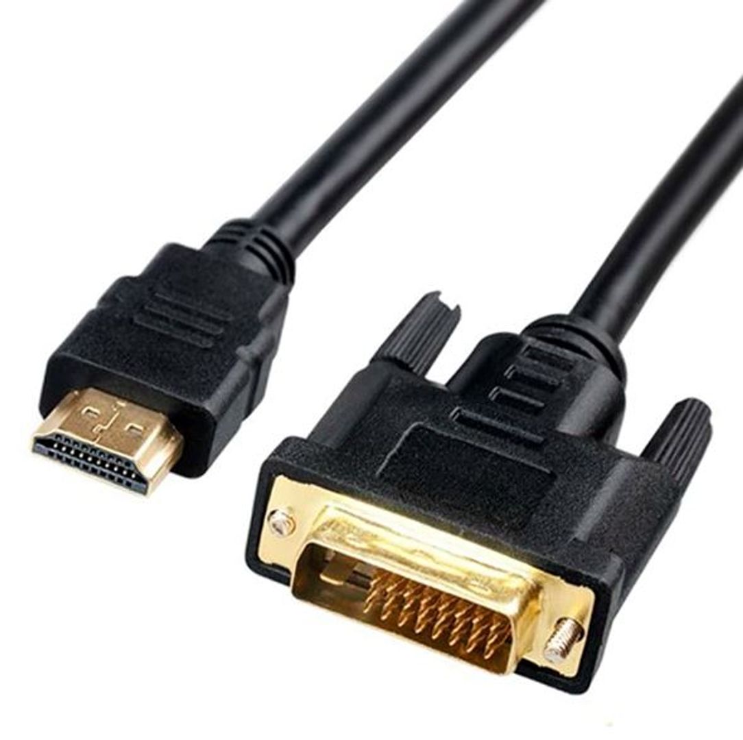 Cable convertidor DVI 24+1 macho a HDMI macho
