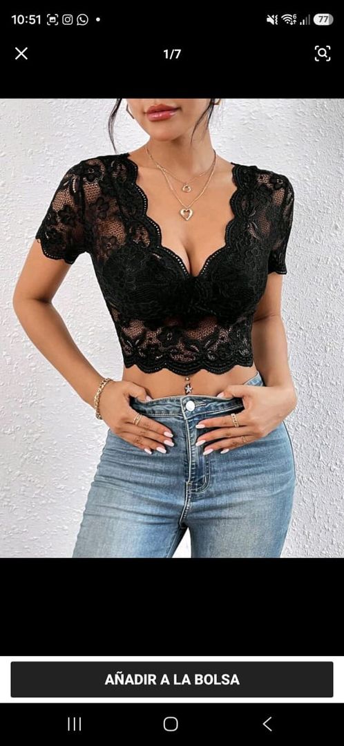 Blusa de Blonda 