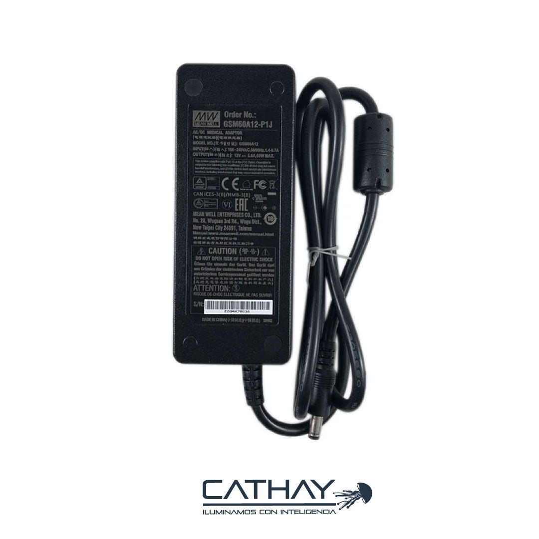 FUENTE DE PODER 12V 5AMP 60W MENWELL