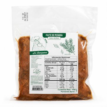Imagen del producto FILETE DE PECHUGA FINAS HIERBAS LA BANQUIVA