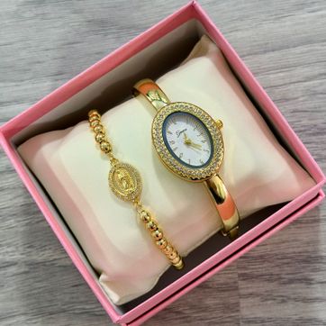 Reloj  aro + pulsera - imagen 1