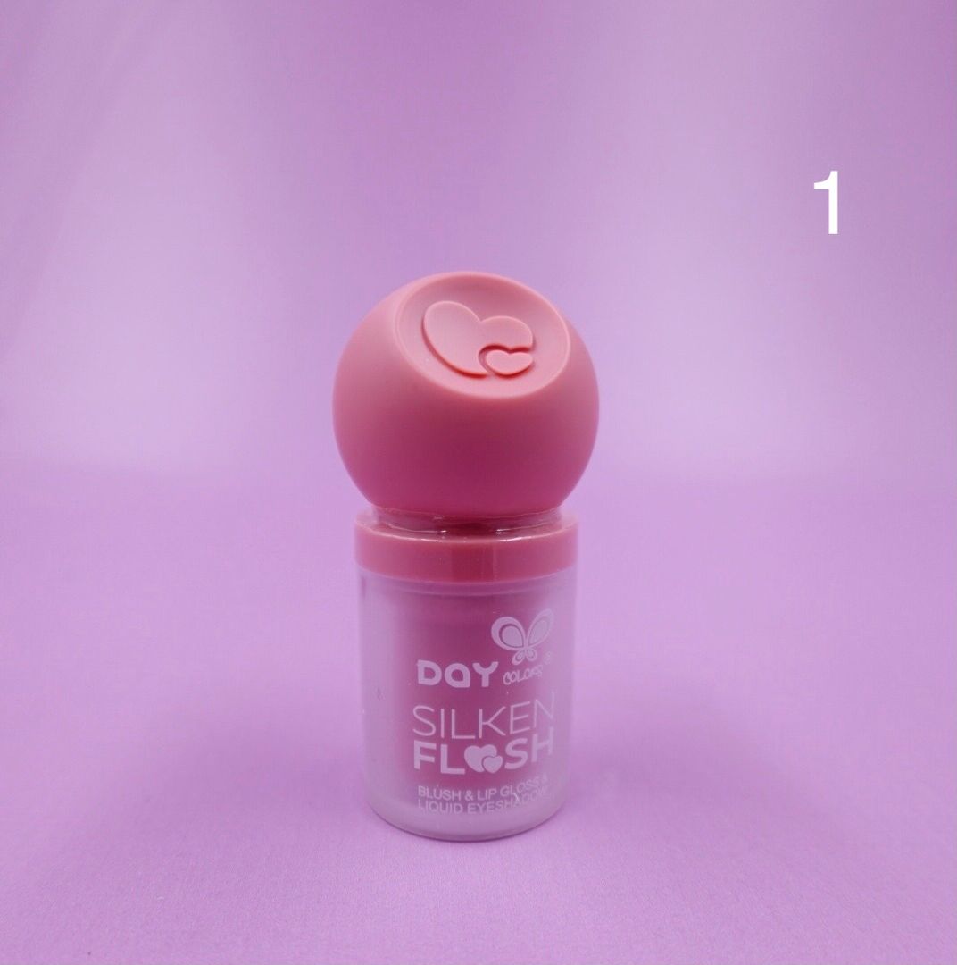 RUBOR LÍQUIDO 3 EN 1 SILKEN FLOSH DAY COLORS