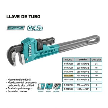 Imagen del producto LLAVE DE TUBO 18"