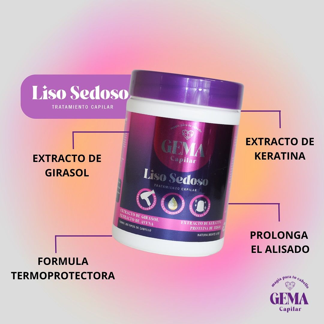TRATAMIENTO LISO SEDOSO 980ML GEMA