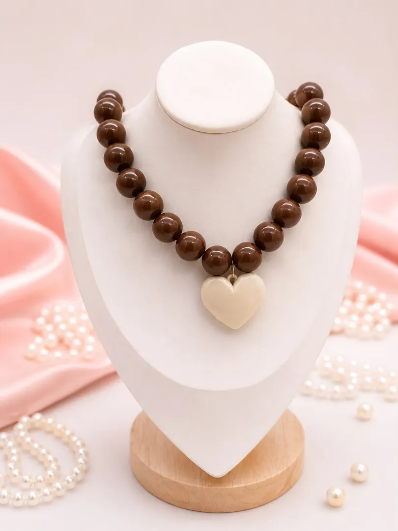 Collar Chicle # 16 Café / beige